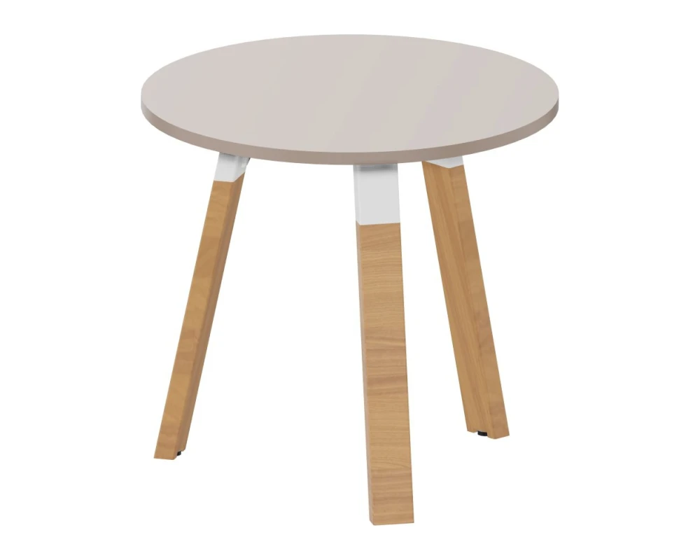 Круглый стол для совещаний 80х75 Артвуд / Artwood Тортора/Бук