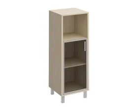 Шкаф для документов левый дверь в алюминиевой раме 48x45x131 Born images