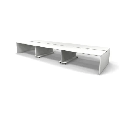 Рабочая станция 6 мест с полкой под ПК 534x163x74,3 Europe