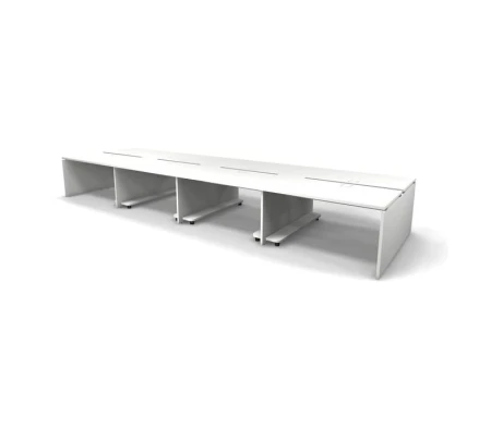 Рабочая станция 8 мест с полкой под ПК 552x163x74,3 Europe