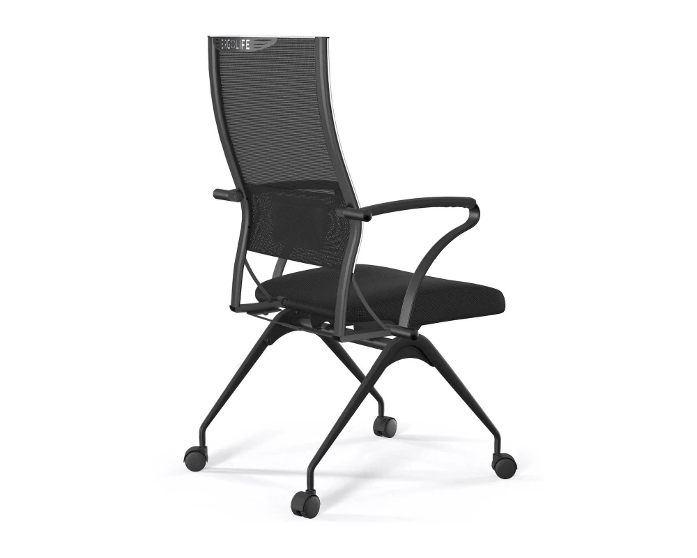 Кресло ErgoLife Sit Air-180 B2-290K F56.W01 Сетка/Ткань, Черный