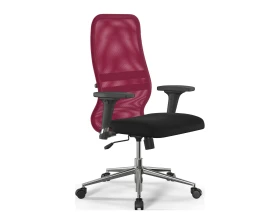 Кресло ErgoLife S 8 B2-8D M09.B23.G18.W01 Сетка, Красный/Черный images