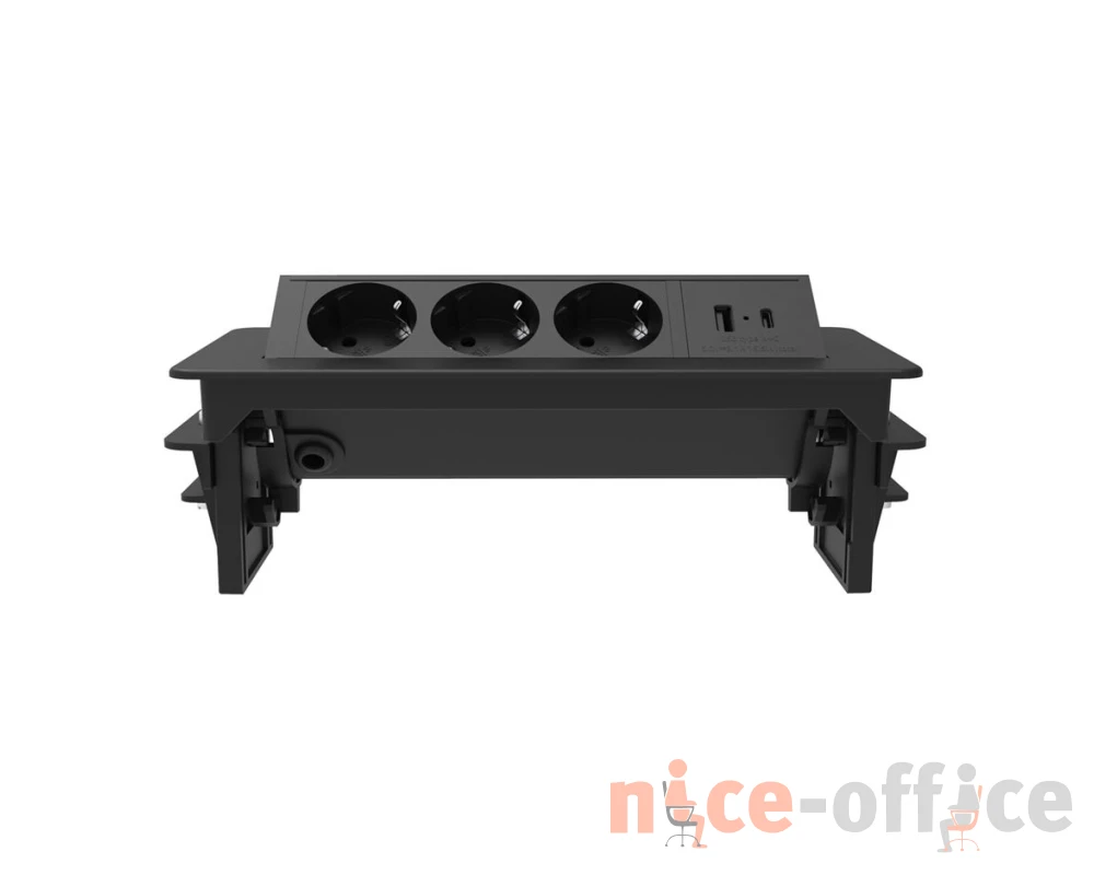 Розеточный блок DESK PRO G4703-2AC Блоки розеток MVK