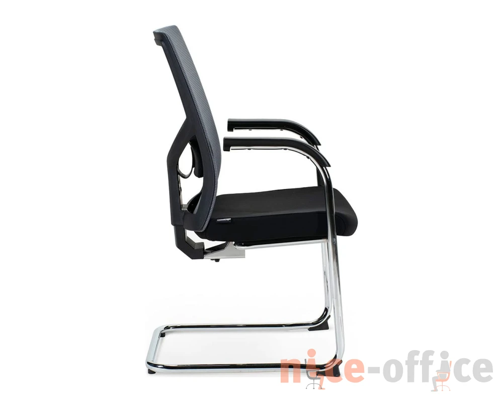 Кресло Norden Сильвия CF Сетка/Ткань, Серый/Черный