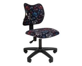 Кресло CHAIRMAN ТИН (Kids) 102 Черный пластик (black) images