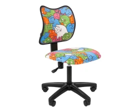 Кресло CHAIRMAN ТИН (Kids) 102 Черный пластик (black) images