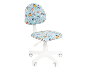 Кресло CHAIRMAN ТИН (Kids) 104 белый пластик (white) images