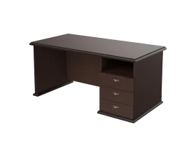Стол руководителя с 3 ящиками 1600х800х750 Раут / Raut images